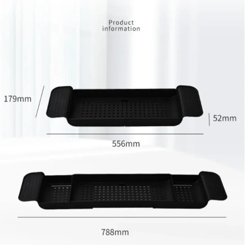 Multi-Function Retractable Bath Storage Rack, Kitchen Sink Holder