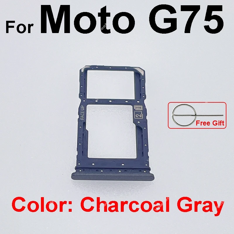 SIM Card Tray Holder For Motorola MOTO G75 G85 Sim Card Slot Card Reader Adapter Replacement Repair Parts image 3