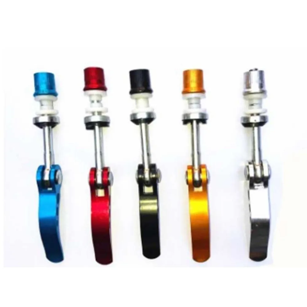 

Быстроразъемный зажим для велосипедного сиденья, износостойкий зажим для подседельного штыря из алюминиевого сплава, 5 цветов, универсальный зажим для подседельной трубы, детали велосипеда