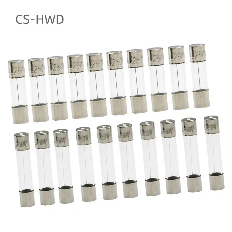 10pcs/lot One Sell 5*20mm 6*30mm Fast Blow Glass Tube Fuses 5x20 6x30 mm 250V 0.5 1 2 3 4 5 6 8 10 15 20 25 30 A AMP Fuse