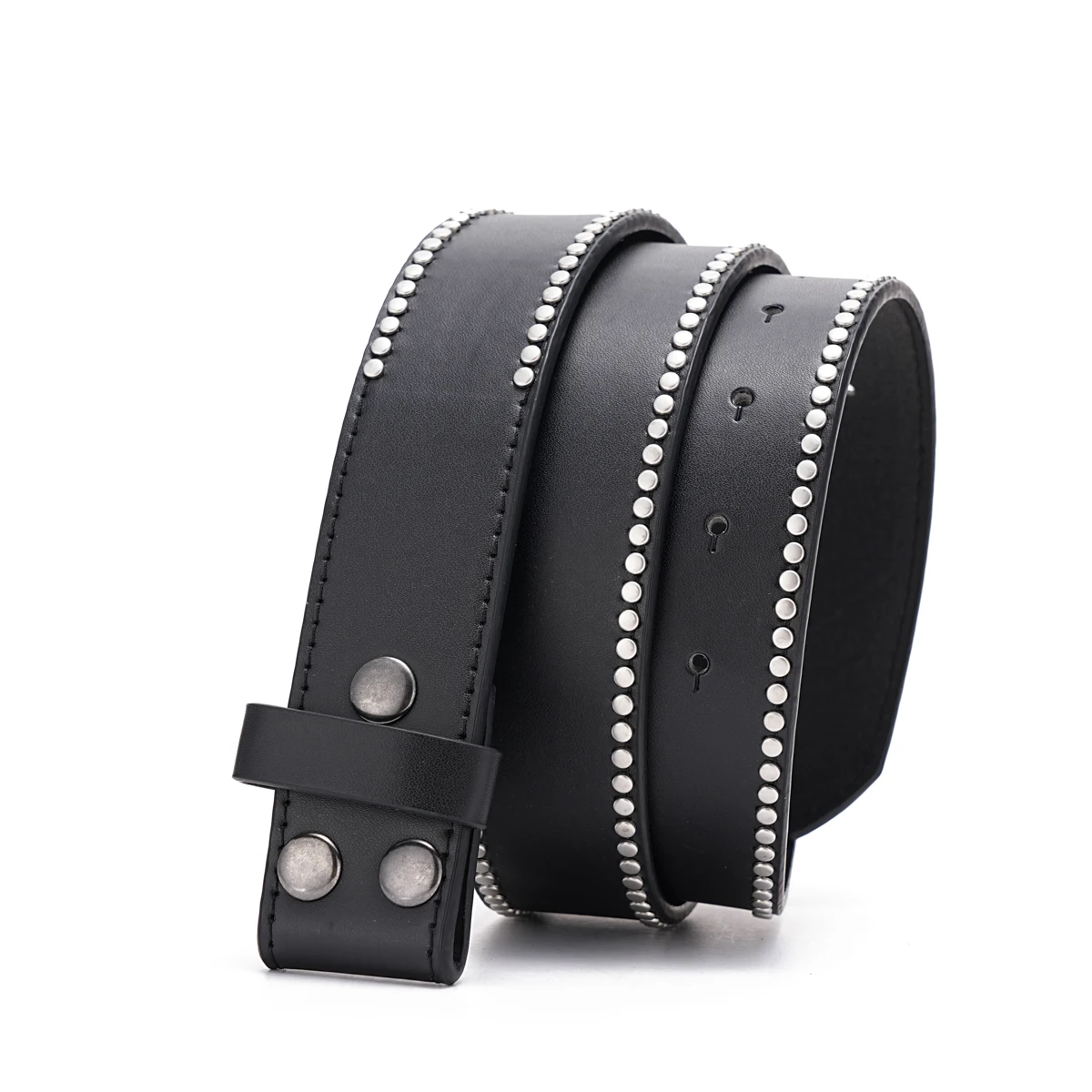 A suitable for leisure business gifts for men and women PU buckle belt (punch)