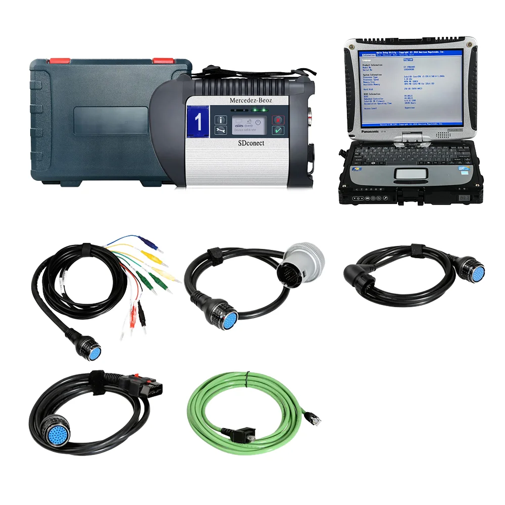 MB SD C4 Star Diagnosis Auto Diagnostic Tool Code Reader Analyzer for Cars and Trucks Without Software with DOIP