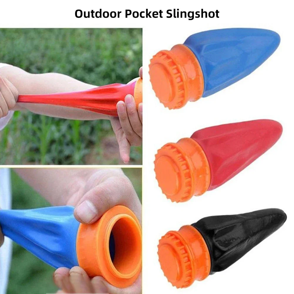 1 Pc Pocket slingshot Outdoor hunting Games Portable Bow Skin Sling Shot Multi Outdoor Tools