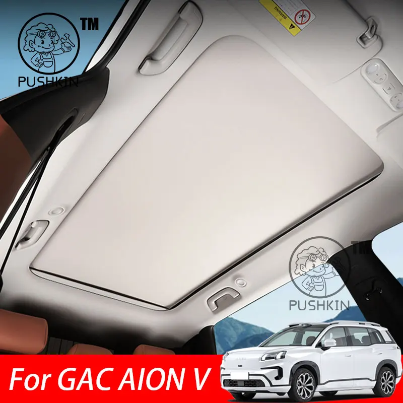 

Sunroof Sunshade Ice Cloth Car Roof Glass Front Rear Skylight Heat Insulation Sun Shade For GAC AION V 2025 2026 Accessories