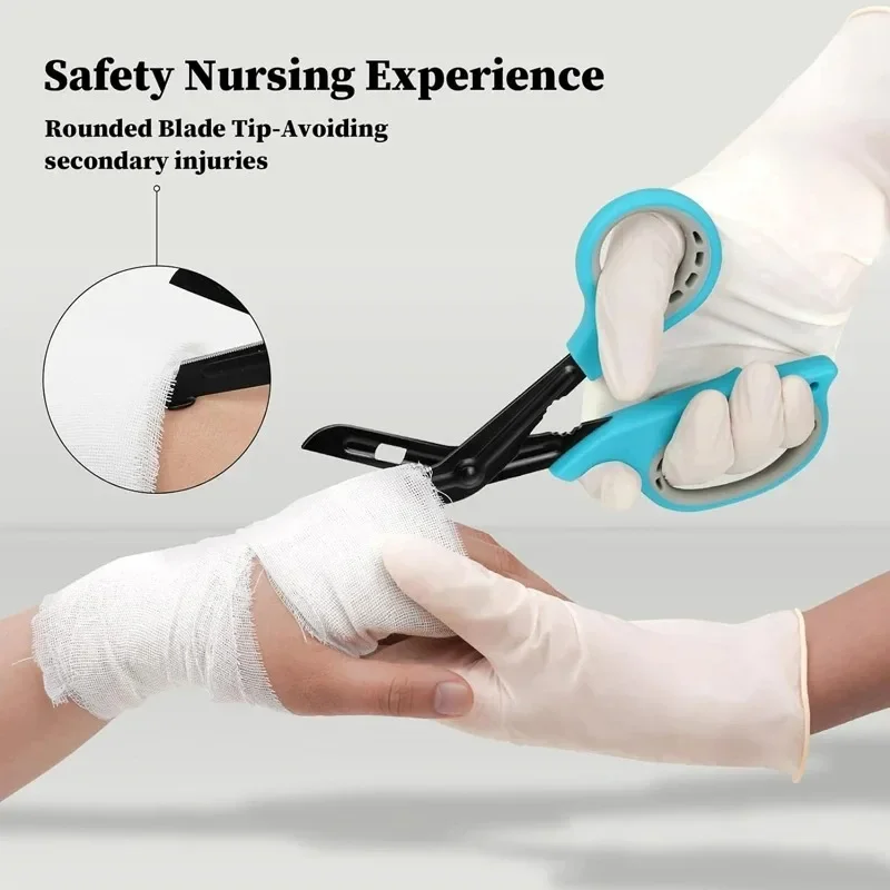 Medical Scissors Bandage Scissors Trauma Shears for Nurses, 7.5\