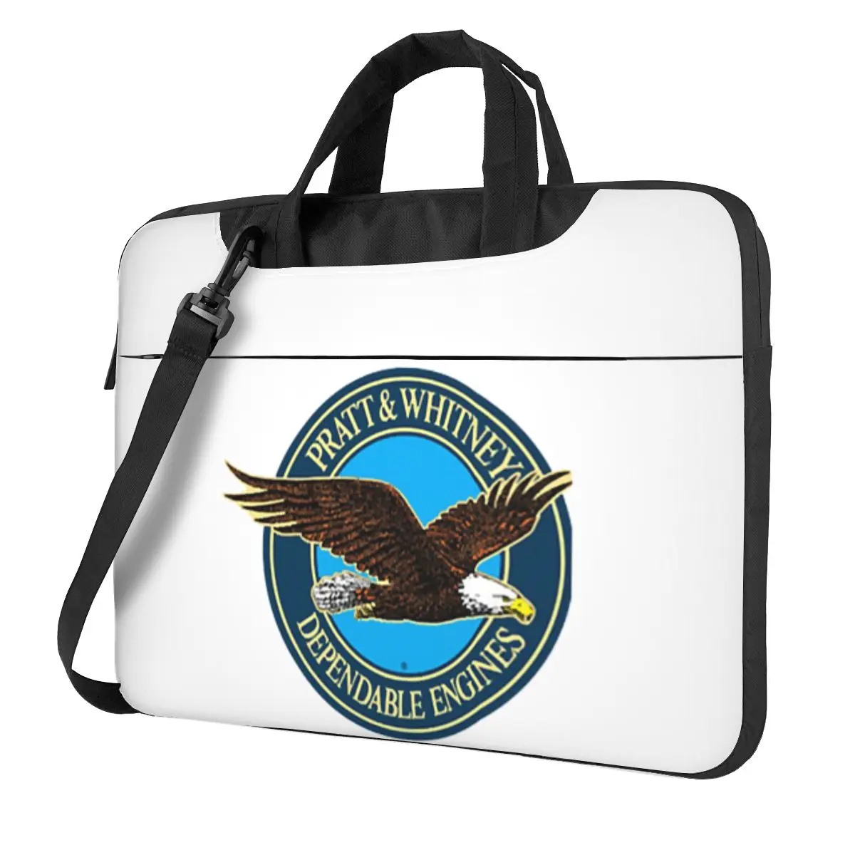 

Pratt & Whitney Logo Dependable Engines Crossbody Laptop Bag Case Computer Bag 13 14 15.6 Inch Notebook Pouch for Macbook Pro