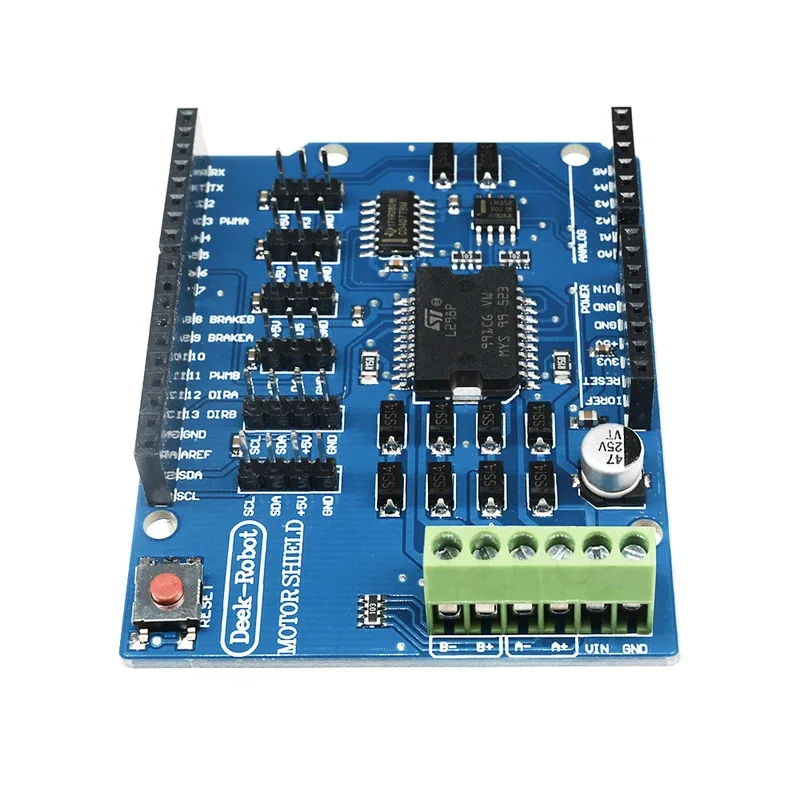 L298P L298 Shield R3 DC Motor Driver Shiled Board Module 2A Dual Full Bridge H-Bridge 2 Way For Arduino r3 Relay 5V 12V