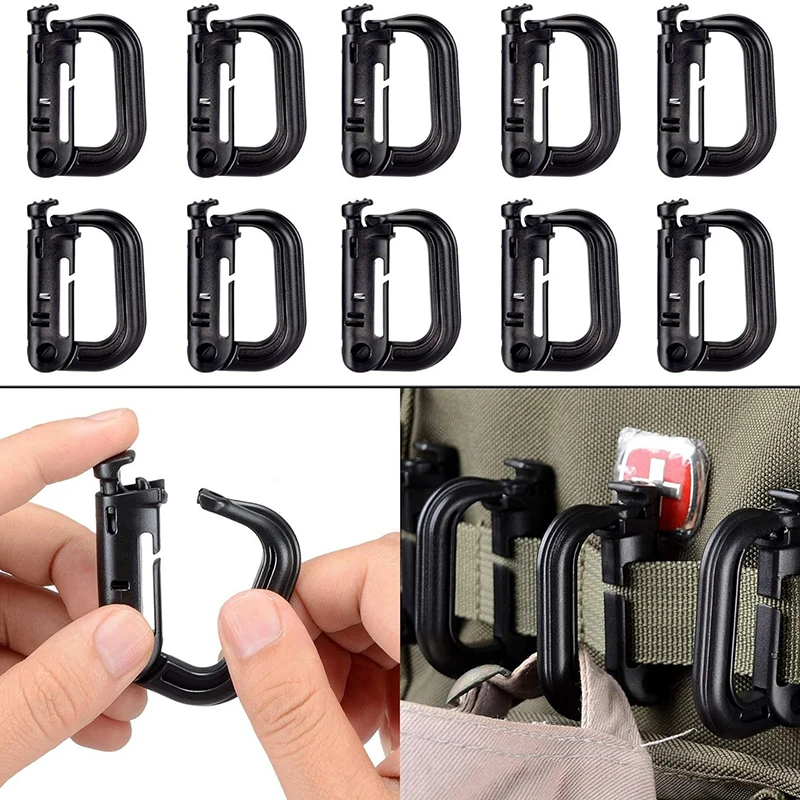 Molle Accessories Kit of 27 Outdoor Tactical Backpack Vest Waistband Locking Gear Mesh Support Elastic Buckle Hunting accessory
