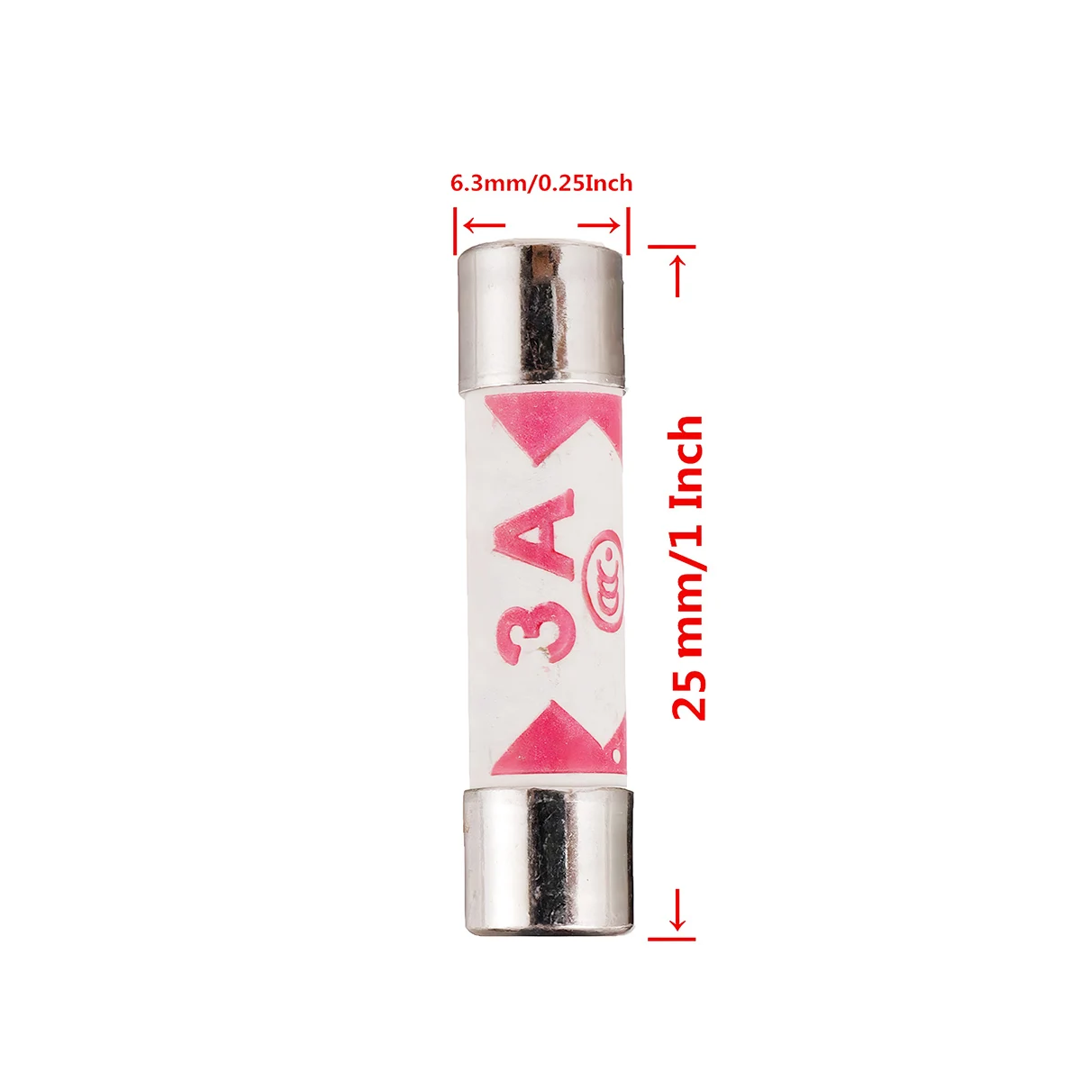 5/20Pcs  BS1362 Ceramic Tube Fuses Assortment Kit 6.3x25mm 240V 3A 5A 10A 13A Single Mixed Optional