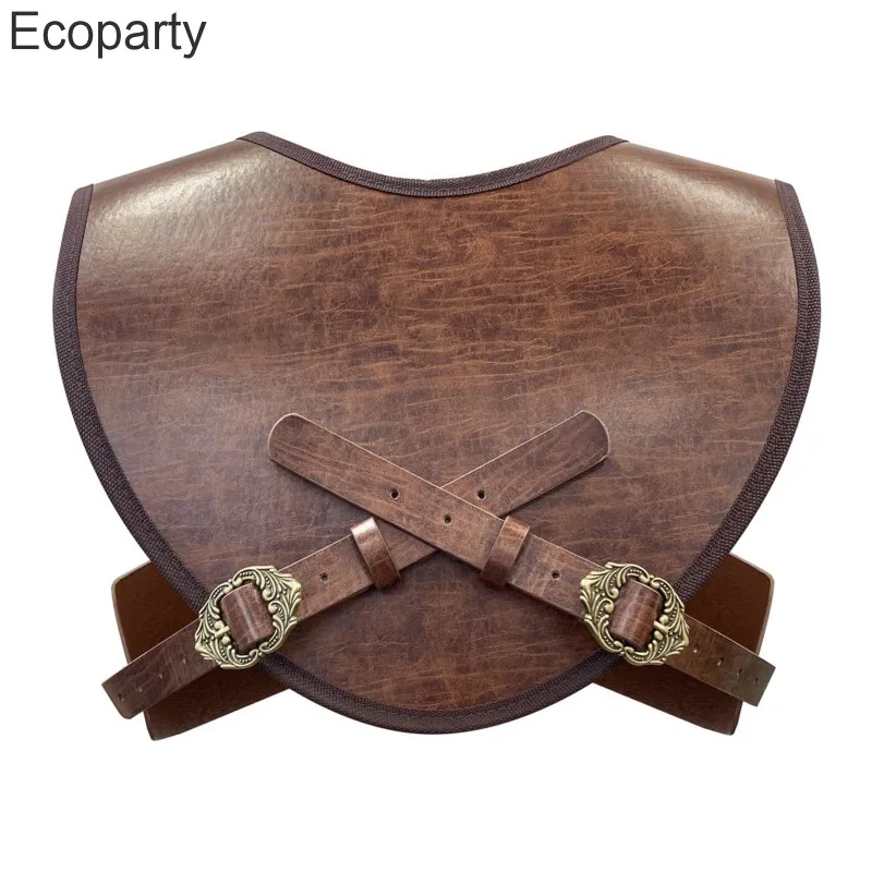 Adult Medieval Viking Knight Chest Armors Pu Leather Warrior Gladiator Cosplay Costume Breastplate Vest Steampunk Retro Cuirass image 4
