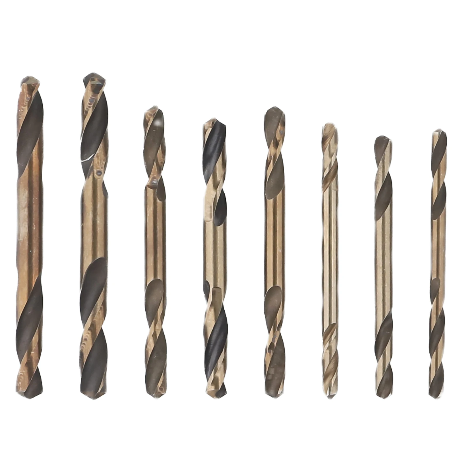 8pcs HSS Double-headed Auger Cobalt Drill Bit Set Double Ended Drill Bits For Metal Stainless Steel Iron Wood Accessory