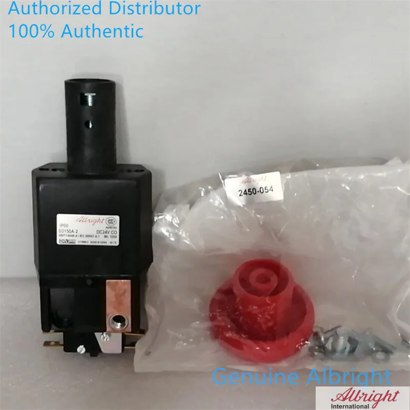 Original Albright SD150 SD150A-2 Emergency Stop Switch with Micro Switch 24V 125A Emergency Button Disconnector 24 Volt 125 Amp