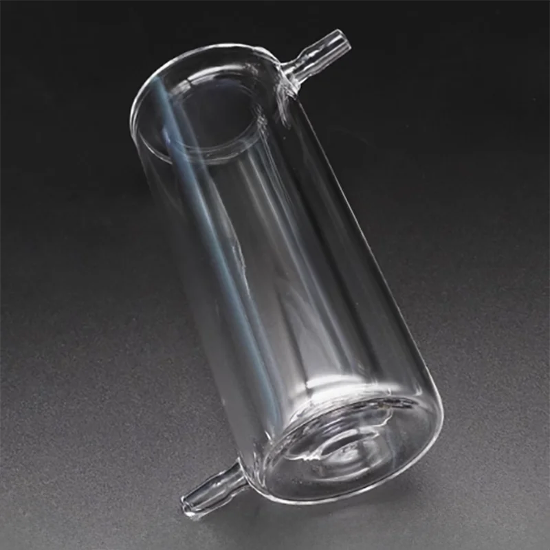 

Quartz glass photocatalytic reactor reaction cup quartz double-layer cold trap jacket beaker high temperature resistance
