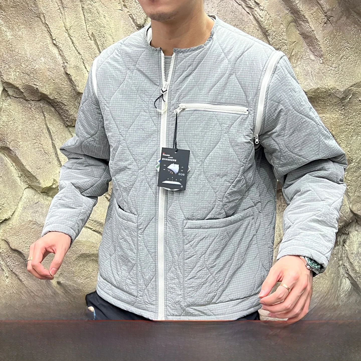 

Съемный хлопковый жилет Све, мужская и женская осенне-зимняя специальная фторстойкая технология, футболка с технологией защиты