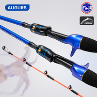 SOLOKING AUGURS Lightweight Squid Cuttlefish Rod 1.55M/1.75M M Fuji Ring Titanim Tip Carbon Fishing Rod Sea Boat Fishing