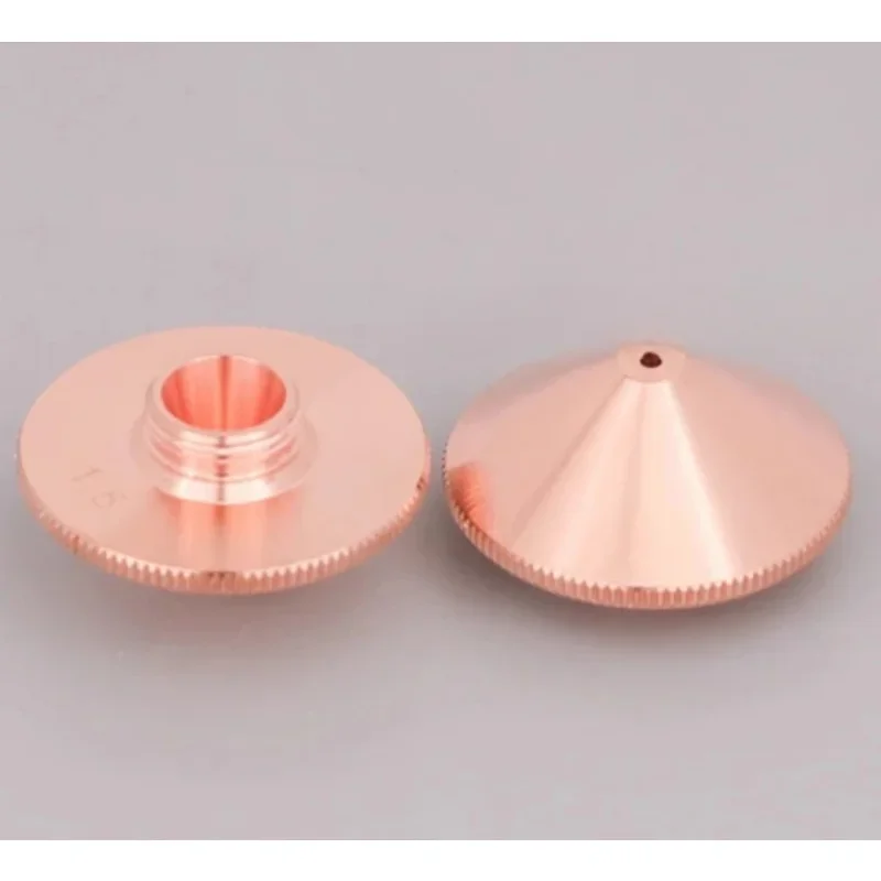 

Laser fiber optic cutting machine D28 chrome plated single-layer double-layer nozzle head purple copper cutting nozzle family