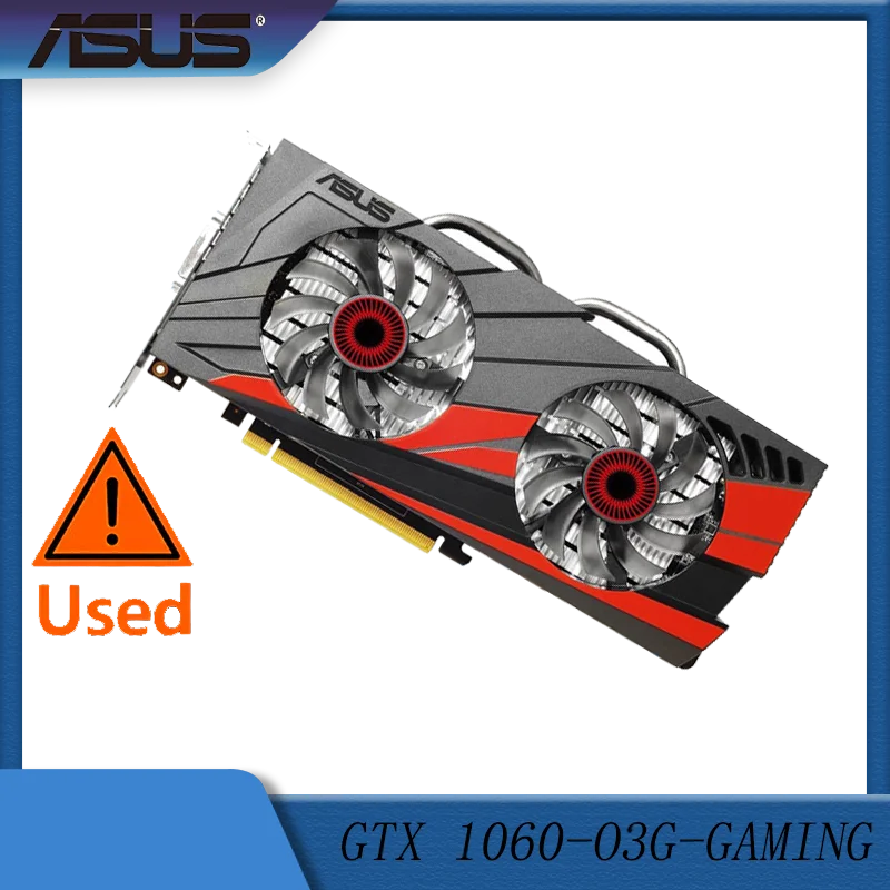 بطاقة رسومات ASUS GeForce GTX 1060 سعة 6 جيجابايت GDDR5 PCI Express 3.0 #1