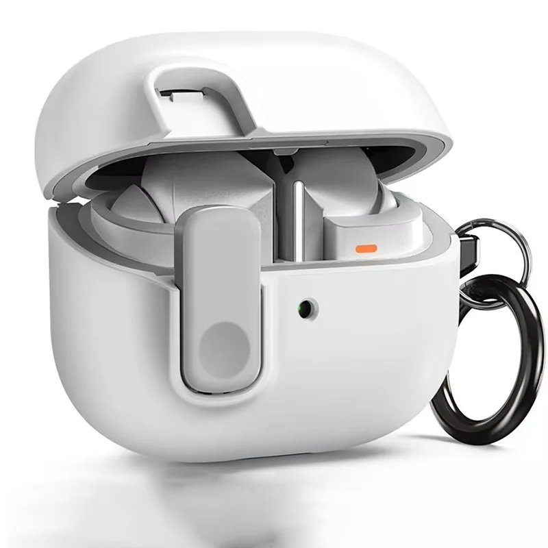 Sicheres Schloss-Gehäuse für Samsung Galaxy Buds 3 Pro mit Schlüsselanhänger, stoßfeste Schutzhülle für Galaxy Buds 3 Kopfhörer-Zubehör