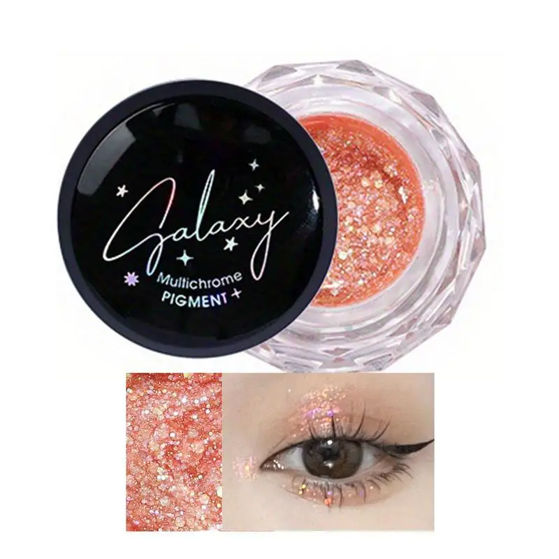 Maquillaje líquido sombra de ojos brillante Gel herramienta de maquillaje de ojos con partículas nacaradas para citas escenario fiesta noche fuera