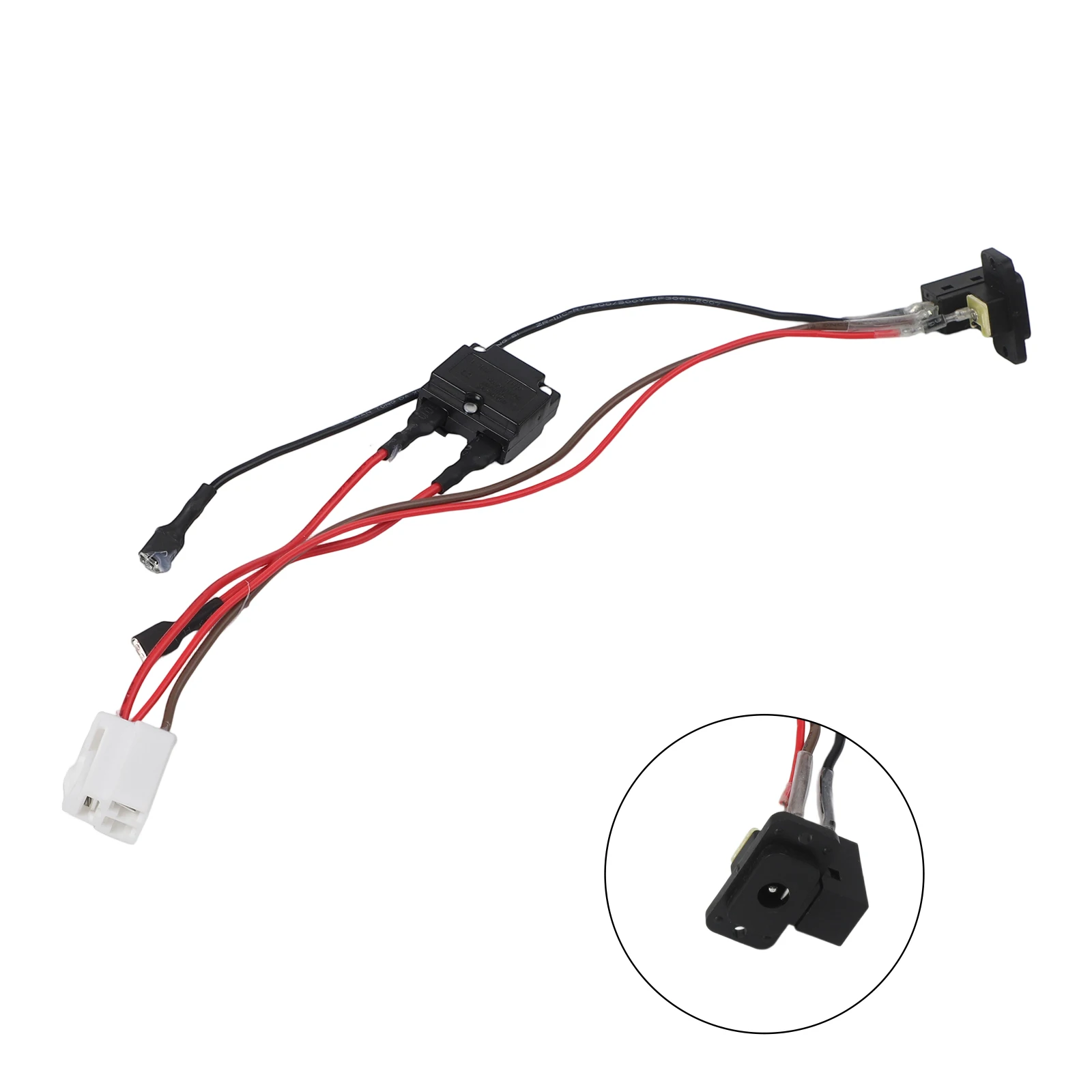 3-Hole Electric Car Charging Interface Charger/ Socket For Children's Electric Vehicles For 6V 12V 24V Ride-On Cars And Bikes