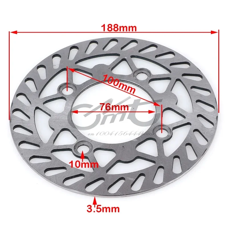 15mm Rear Disc Brake System Caliper Pad with Discs for 125cc 140cc Pit Dirt Bike ATV Hydraulic Rears Brakes Calipers Accessories