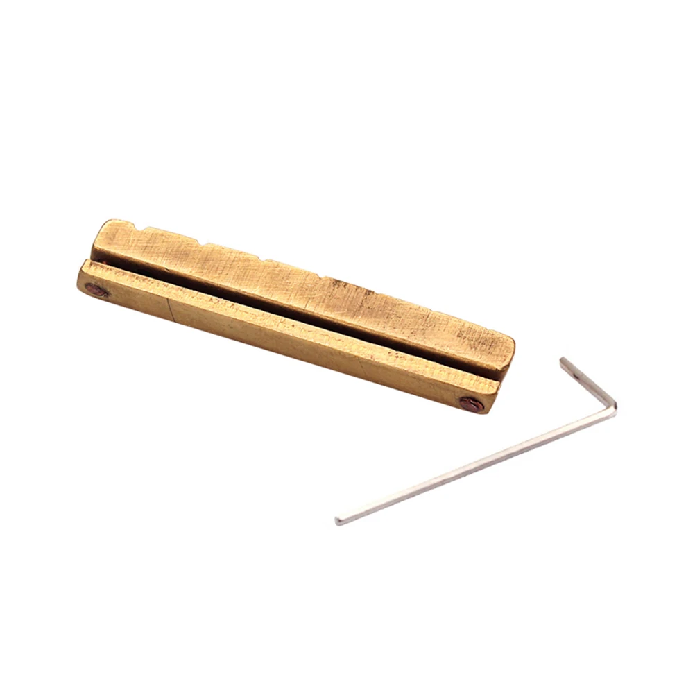 

Copper Pillow Standard Size Guitar Parts Replacement Brass Lightweight Nut Bridge Nuts
