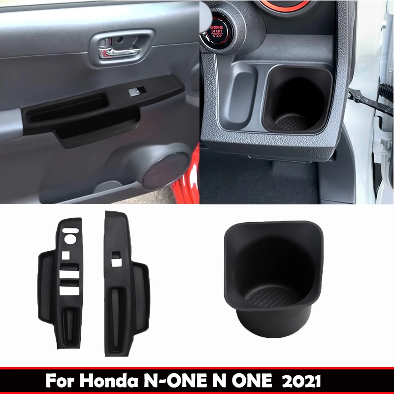 

Для Honda N-ONE N ONE 2021, силиконовая чашка для воды водителя, стеклоподъемник передней двери, стеклянная крышка, аксессуары для интерьера