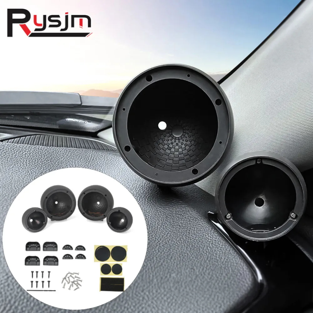 

1 Set Universal Car Speaker Base Car Horn Modified Holder Shell Horn Bracket Mid High Tone Audio Tri Frequency