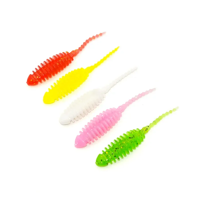 New 10pcs Wobblers mini Ocean Rock Fishing Soft Lures Rubber Soft Baits 3.5cm Soft Worm Artificial Baits Bass Silicone Fish