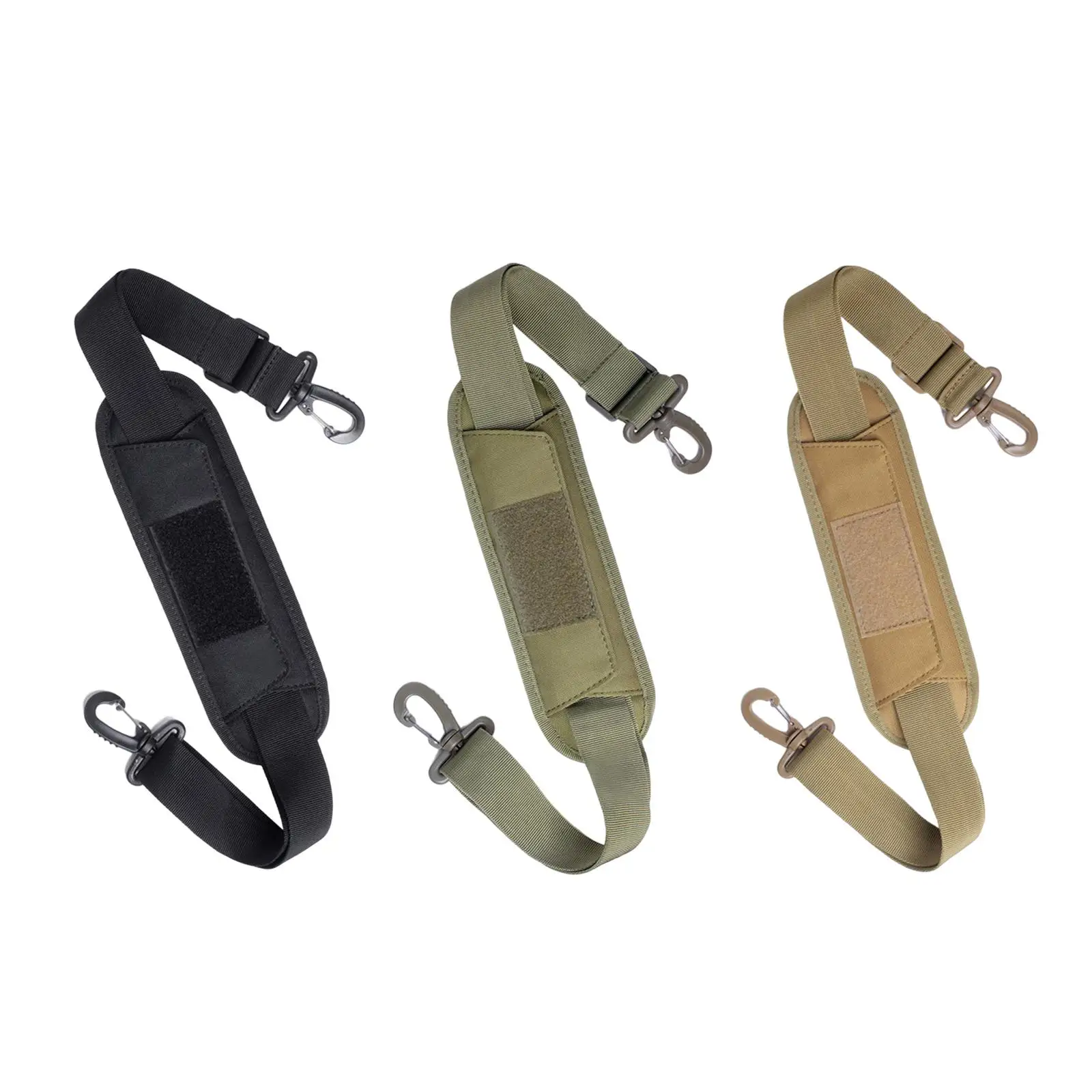 Shoulder Strap Replacement with Thick Soft Pad Wide 3.8cm Detachable Accessory Adjustment 77cm to 138cm for Luggage Camera Bag
