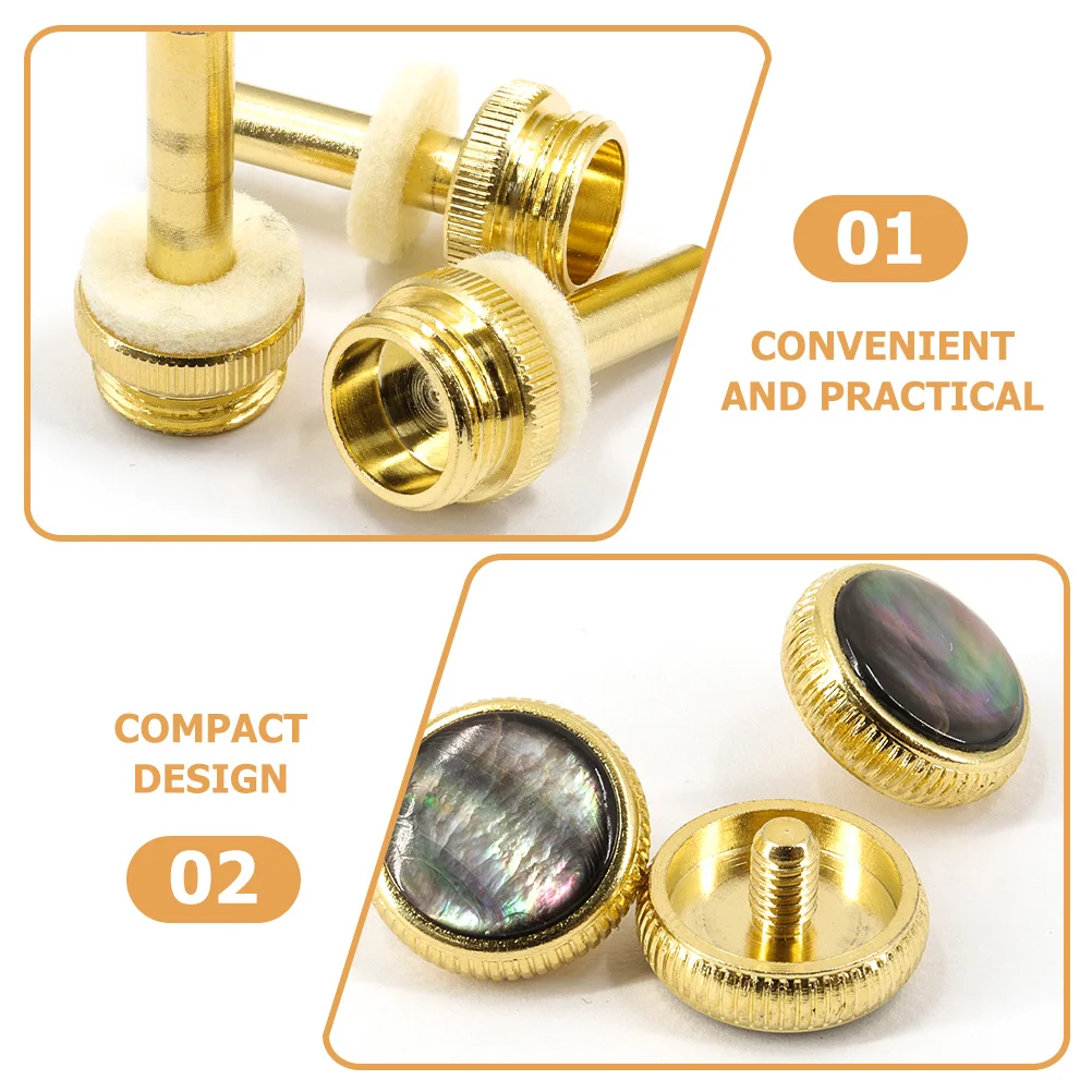 

1 Set Accessories Kit Metal Repair Parts Precision Valves Buttons Replacement For Trumpet Cornet Alto Horn Portable Trumpet