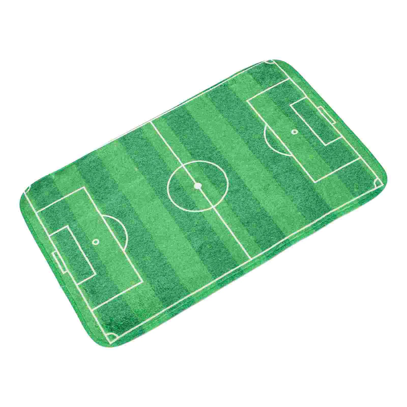 Table Football Toy Mat Realistic Design Portable Fun Skill Development Mini Tabletop Soccer Game Mat Kids Indoor Play Safe Games