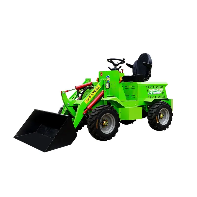 Electric loader, agricultural breeding waste loader, household electric forklift