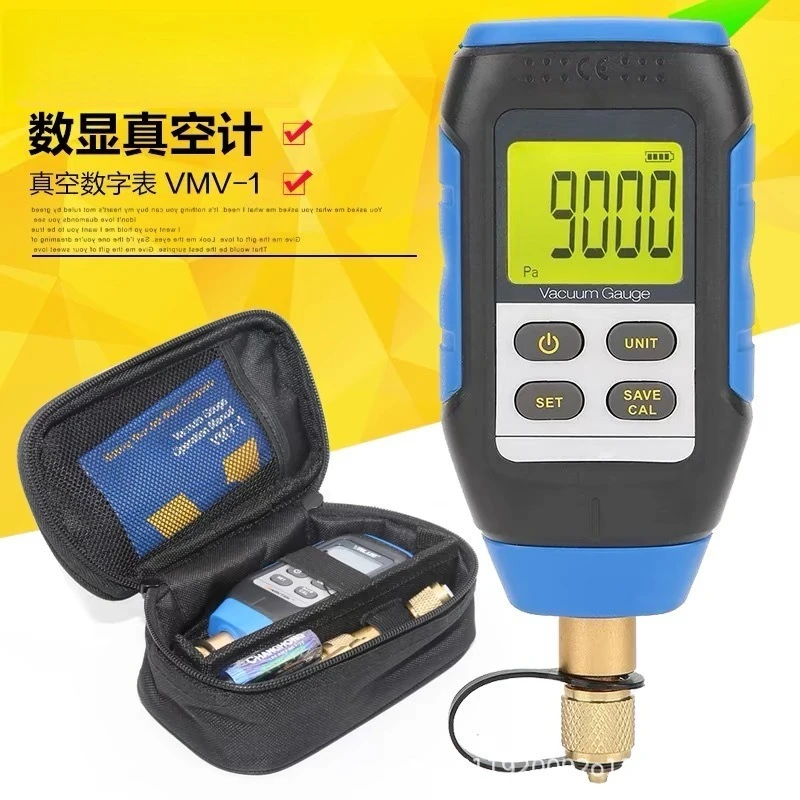 Digital Vacuum Gauge VMV - 1, Absolute Pressure Gauge, High - Precision Digital Electronic Pressure Gauge