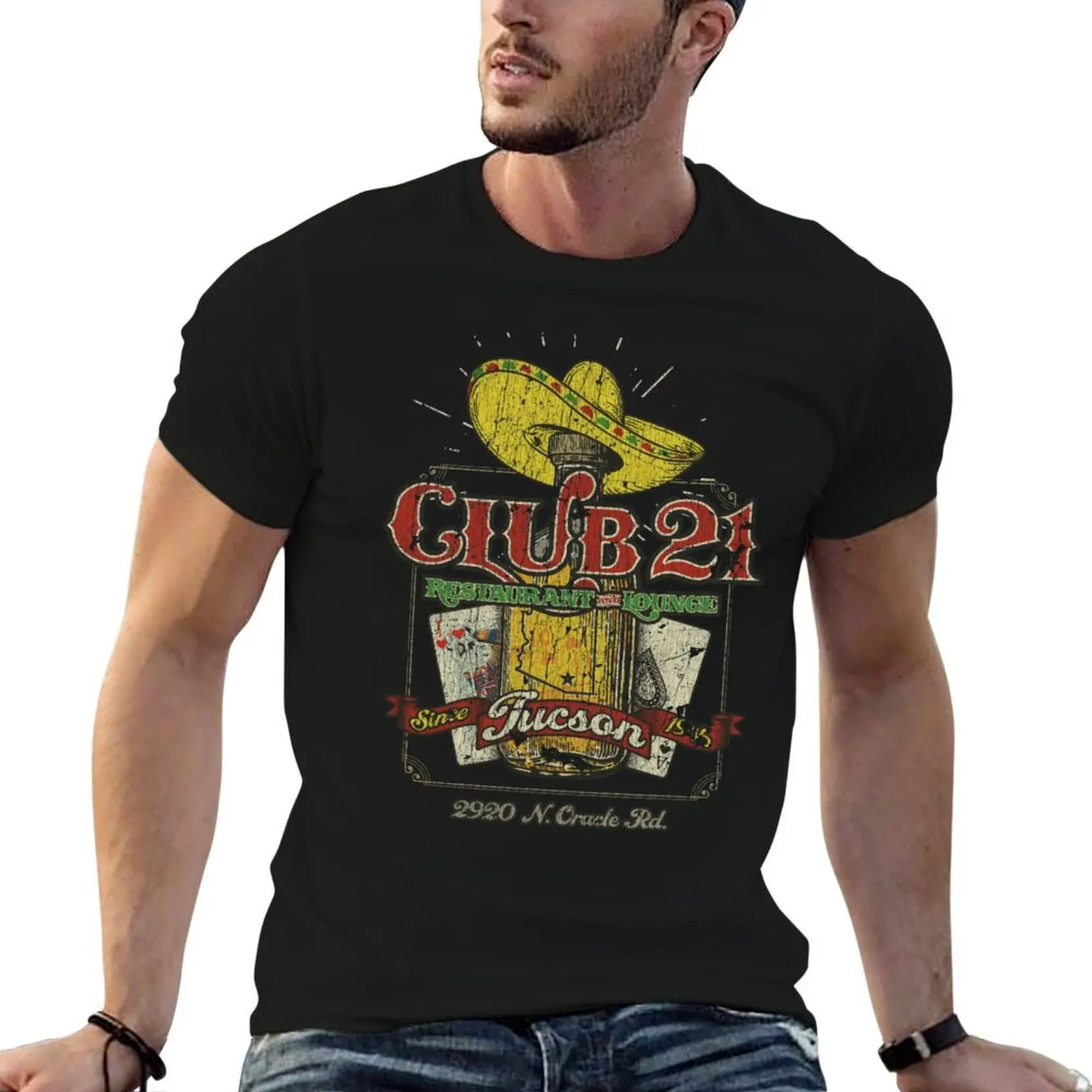 Club 21 Tucson T-Shirt baggy shirts graphics mens designer clothes