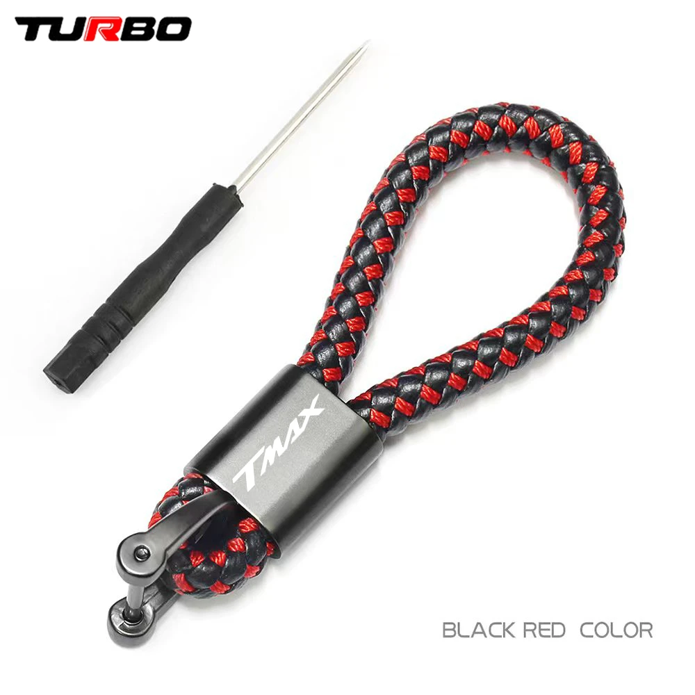 

For Yamaha TMAX 530 /SX DX 560 Tech MAX Tmax530 Tmax560 2023 2022 2021 Newest Motorcycle Braided Rope Keyring Metal Keychain