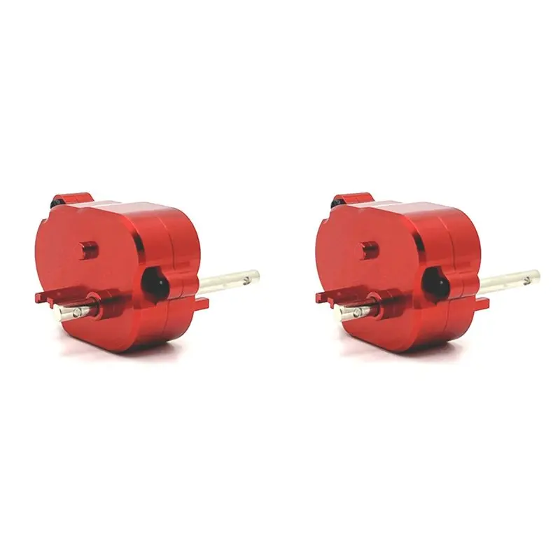 B05C-2X For 1/12 MN82 LC79 MN78 RC Car Upgrade Parts Transmission Assembly Metal Gearbox Assembly Red