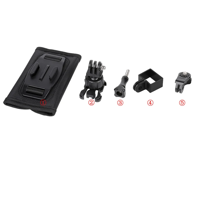 5 in1 Backpack clip fixed strap 1/4 screw base frame bracket for DJI osmo Pocket 1 /Pocket 2 gimbal Accessories