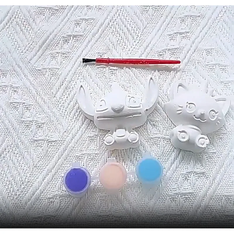 1 Box White Blank Gypsum Dolls Children DIY Handmade Graffiti Toys for Kids Birthday Party Favors Kindergarten Prizes Pinata