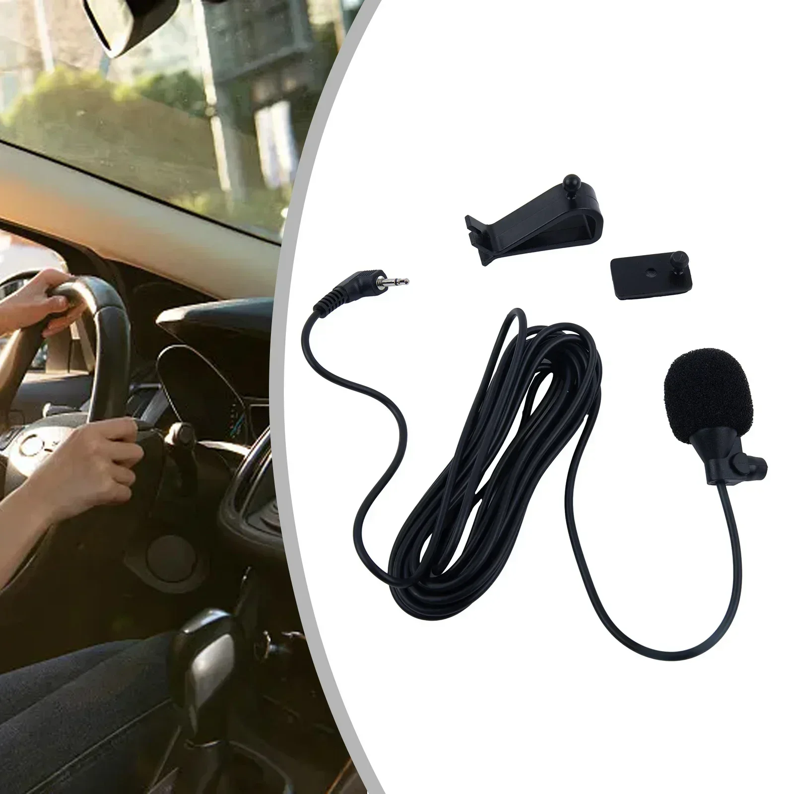 3 Meters 2.5mm External Microphone For Car Pioneer Stereos Radio Receiver Car Intelligent Systems Car Accessories High Quality