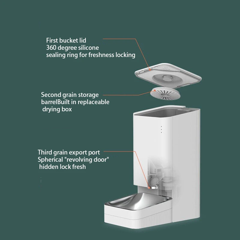 Xiaomi Mijia inteligentna domowa skrzynka do suszenia karmy dla zwierząt domowych podłączona do Mi aplikacja domowa, inteligentne przypomnienie wymagać suszenia