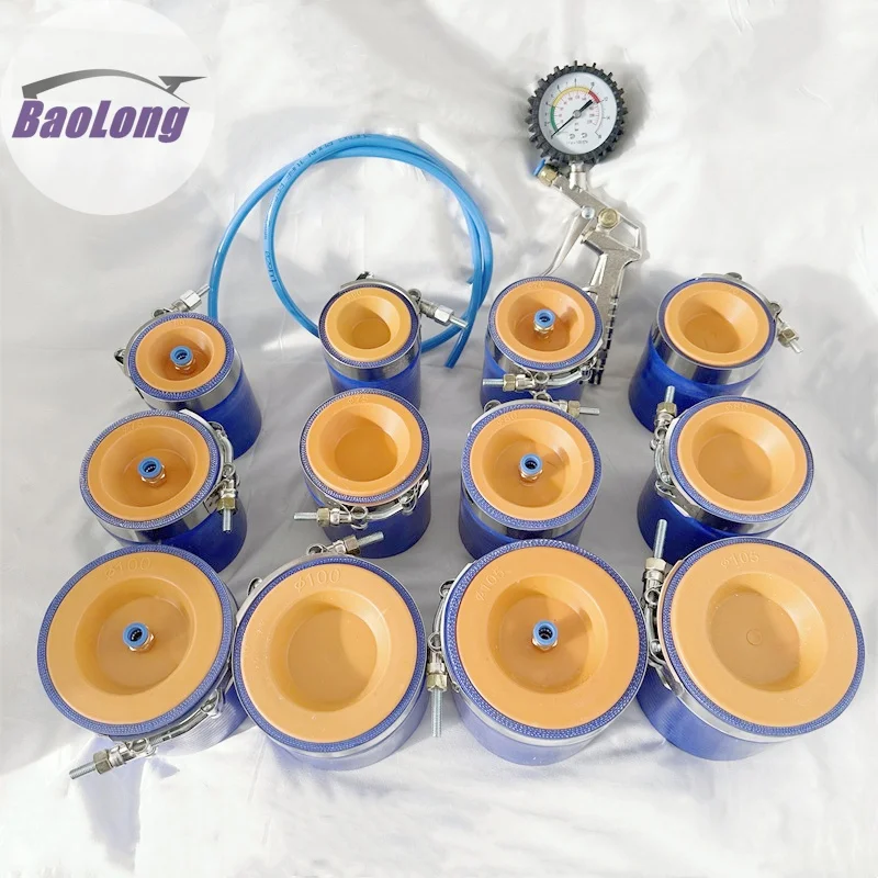 

13pcs 4/6 Cylinders Diesel Engine Supercharger Test Automotive Intercooler Sealing Detection Tool Pressurized Leaking Detector