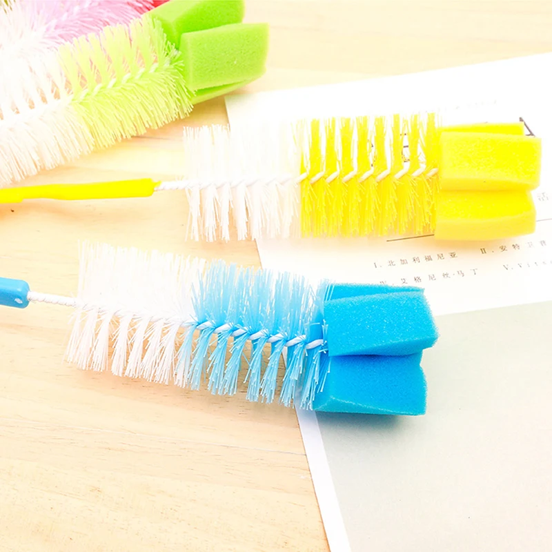 Brosse à bec nettoyant pour biSantos, tasse en verre, théière, outil de lavage de livres