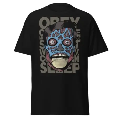 They Live 80's Movie New World Order Theory Aliens T-Shirt