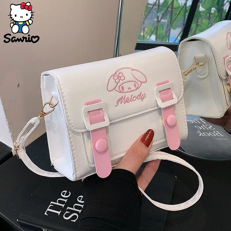 Sanrio Shoulder Bag My Melody Bagpack Cinnamoroll Messenger Tote Y2K Hello Kitty Bag Kuromi Makeup Storage Crossbody Fashion Toy