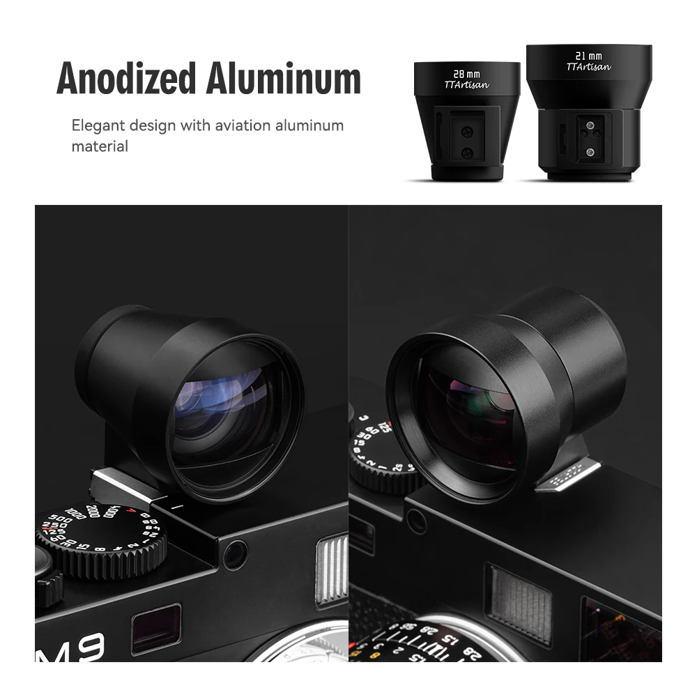 Originele Ttartisan 28Mm Externe Optische Zoeker Voor Leica M9 Ricoh Gr Iii Ii GR3 Camera Luchtvaart Aluminium Koude Schoen