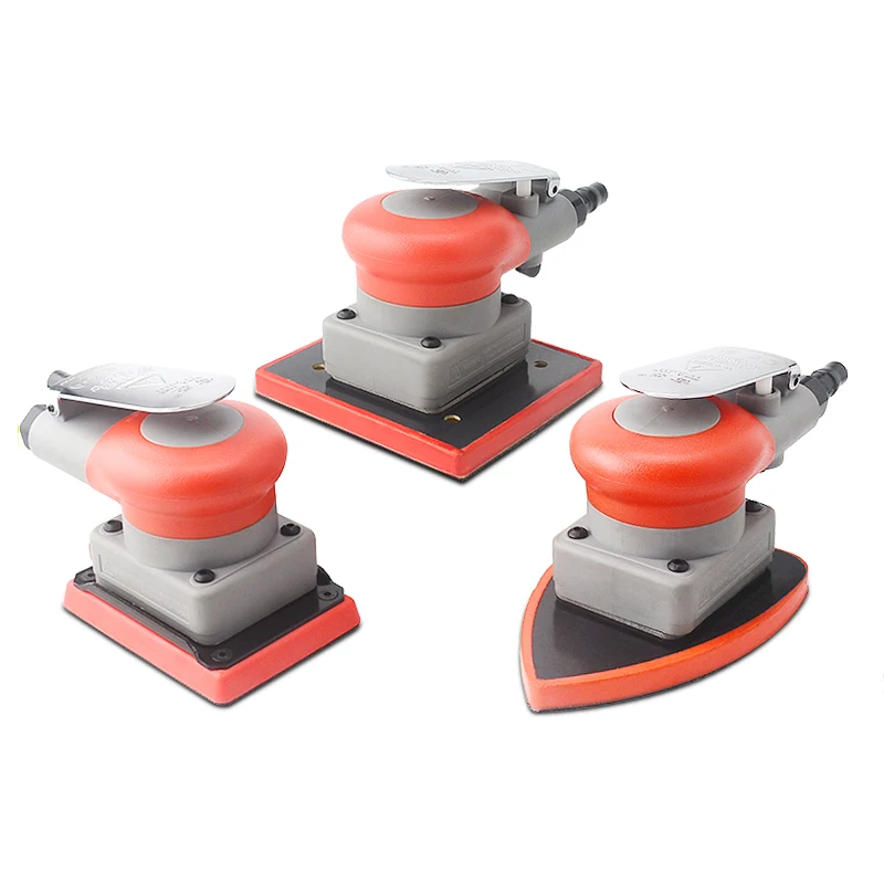 

Random Orbital Air Sander, Mini Pneumatic Sander 11000rpm Air Powered Sander Polisher 75x100mm, 110x100mm, 90x130mm