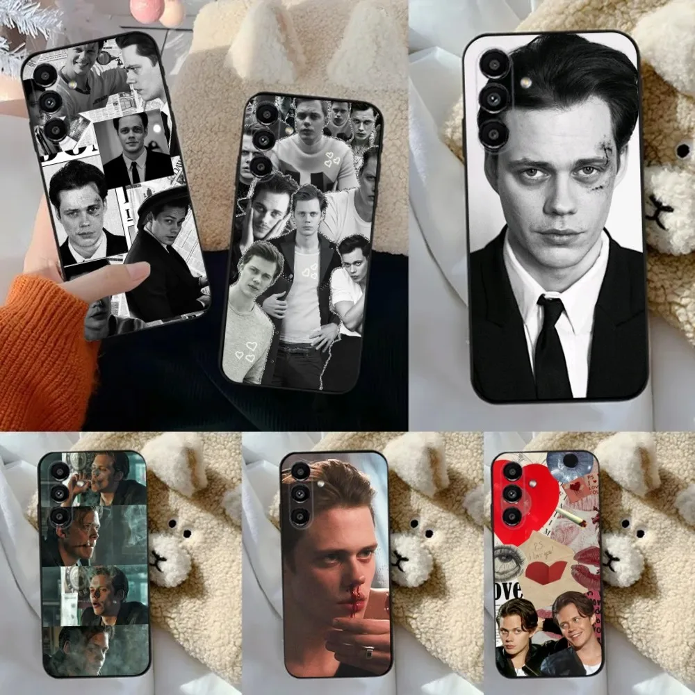 

Boyfriend B-Bill S-Skarsgard Phone Case For Samsung S24,23,22,30,21,10,9,Ultra,Plus,Lite,FE,5G Black Soft Case