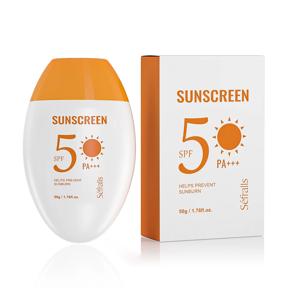 Séfralls SUNSCREEN SPF50 PA+++ 50g    Safety shield from UV rays moisturizing sunscreen better absorption with refreshing lotion