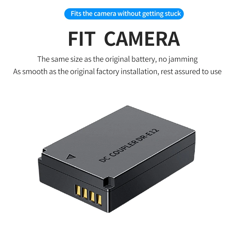 HQIX for Canon EOS Rebel sL1 EOS M200 M10 M2  MM50 Camera ACK-E12 Virtual Battery USB Power Adapter